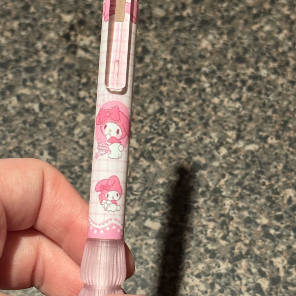 Sanrio My Melody & Cinnamoroll Pink Notepad Set with Character Pen - Picture 7 of 8